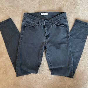 Madewell black denim jeans. Size 27. Regular rise.